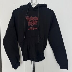 NWT Wuthering Heights Black Corset Hoodie